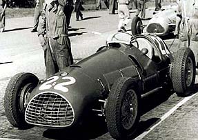 Aspecto del Ferrari 125F1 en 1948...