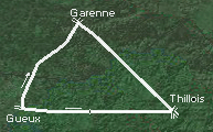 Circuito de Reims utilizado en 1950