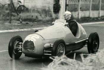 Fangio haciendo sus primeras armas en F1, Reims, 1948